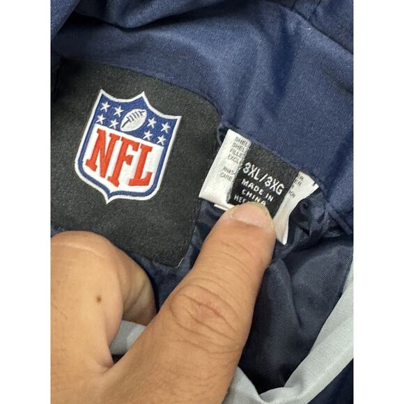 Dallas Cowboys Puffer Vest 3XL Men’s Reversible G-III Apparel NFL Sleeveless Zip - Picture 4 of 10